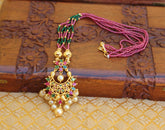 Stylish Gold Plated Handmade Beads Necklace T2256