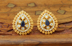 Matte Finish Designer Studs Earrings T2445