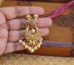 Stylish Gold Plated Handmade Beads Necklace T2256