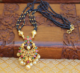 Stylish Gold Plated Handmade Beads Necklace T2257