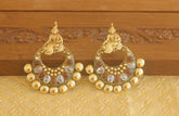 Designer Gold plated Temple earrings Tanvi02