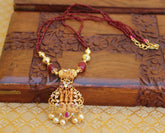 Matte Finish Ram Parivar Beads Necklace T2264