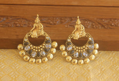 Designer Gold plated Temple earrings Tanvi03