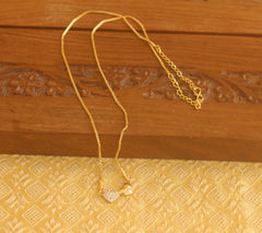Lovely chain with heart shape pendant Tanvi30