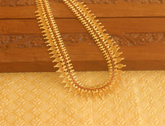 Gold plated Ruby long necklace Tanvi31