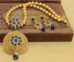Gold Plated Stylish Handmade Necklace Set T2686