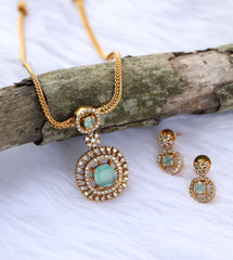 Designer matte finish necklace Tanvi1133