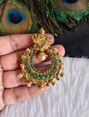 Temple Gold Plated Stone Pendant T2862