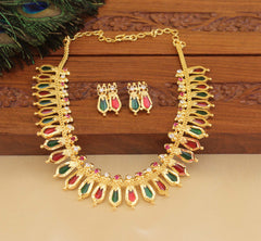 Gold plated kerala style multi nagapadam necklace Tanvi107