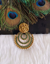 Gold Plated Genesh Temple Pendant T2864