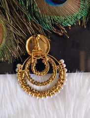 Gold Plated Genesh Temple Pendant T2864