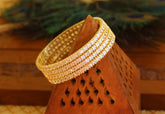 Gold Plated Stone Bangles T2930