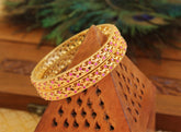 Gold Plated CZ Stone Bangles T3033