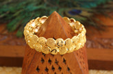 Gold Plated Heart Designer Bangles T3018