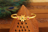 Gold Plated Floral Kada T3082