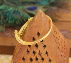 CZ Stone Gold Plated Kada T3084