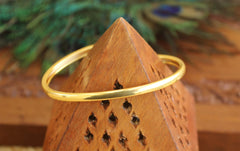 Gold Plated CZ Stone Kada T2968