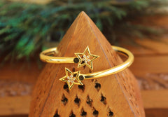 Gold Plated Star Kada T2978
