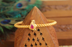 Matte Finish Stone Kada T3088