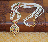 Stylish Pendant with Handmade Beads Necklace T2277