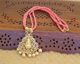Temple Gold Plated Handmade Beads Necklace T2375