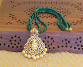 Temple Gold Plated Handmade Beads Necklace T2377
