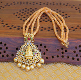 Temple Gold Plated Handmade Beads Necklace T2378