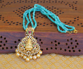 Temple Gold Plated Handmade Beads Necklace T2380