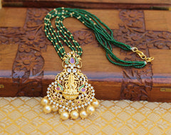 Gold Plated Handmade Beads Necklace T2381