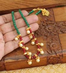 Handmade Pearl Beads Necklace T2360