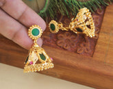 Palakka nagapadam Gold Plated Earrings T2110