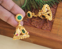 Palakka nagapadam Gold Plated Earrings T2110