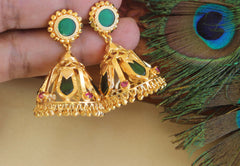 Palakka nagapadam Gold Plated Earrings T2110