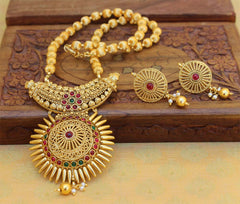 Matte Finish Handmade Necklace Set T2793