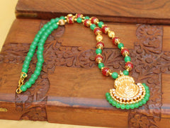 Handmade Temple Beads Necklace T2701
