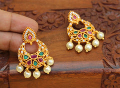 Matte Finish Simple Earrings T2768