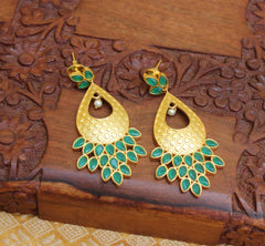 Matte Finish Stylish Earrings T2825