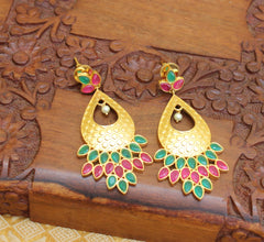 Matte Finish Stylish Earrings T2826