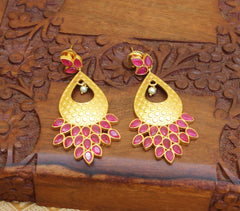 Matte Finish Stylish Earrings T2827