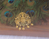 Stylish Matte Finish Temple Peacock Pendant T2388