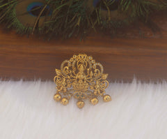 Stylish Matte Finish Temple Peacock Pendant T2388