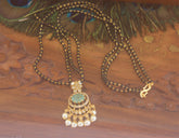 Stylish Black Beads Necklace T2169