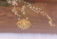 Temple Rice Pearl Handmade Beads Necklace T2226