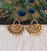 Gold Plated Temple Earrings T3167