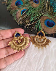 Gold Plated Temple Earrings T3167