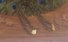 Black Beads Trendy Necklace T2179