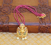 Matte Finish Temple Handmade Beads Necklace T2283