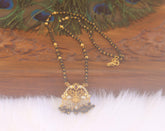 Stylish Temple Black Beads Necklace T2219