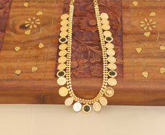Kerala Style Palakka Coin Necklace T2111