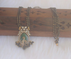 Designer Black Beads Necklace T2181